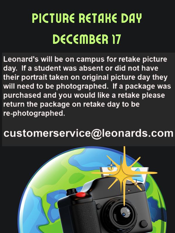 Picture Retake Flyer