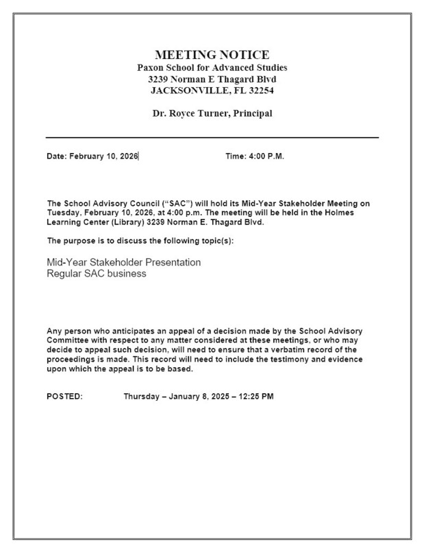 Mid-Year Stakeholders Meeting