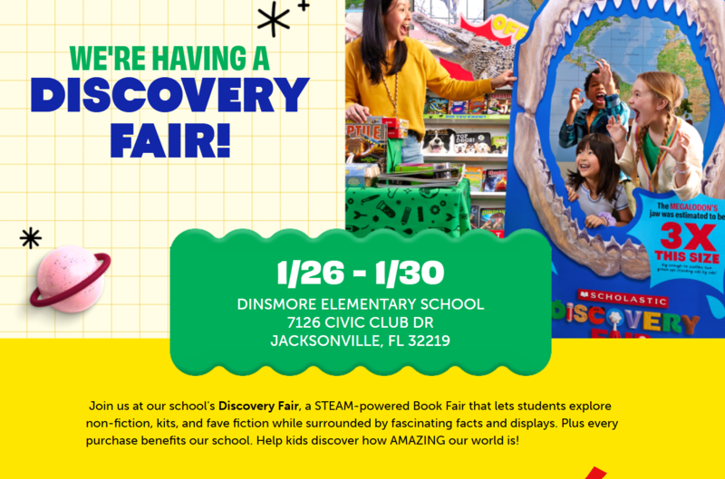 Discovery Book Fair Flyer