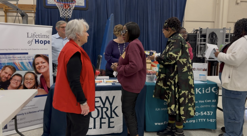 Community Resource Fair in the Gym
