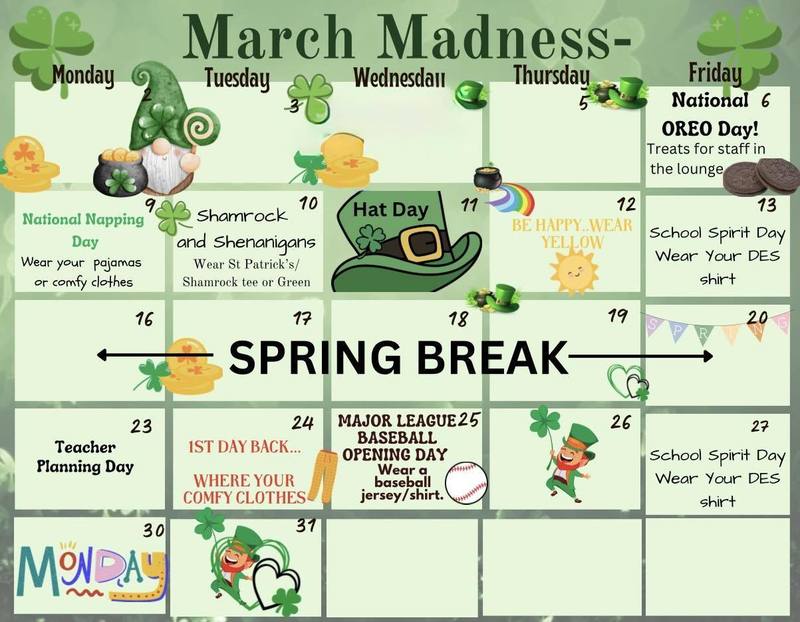 March Madness Calendar