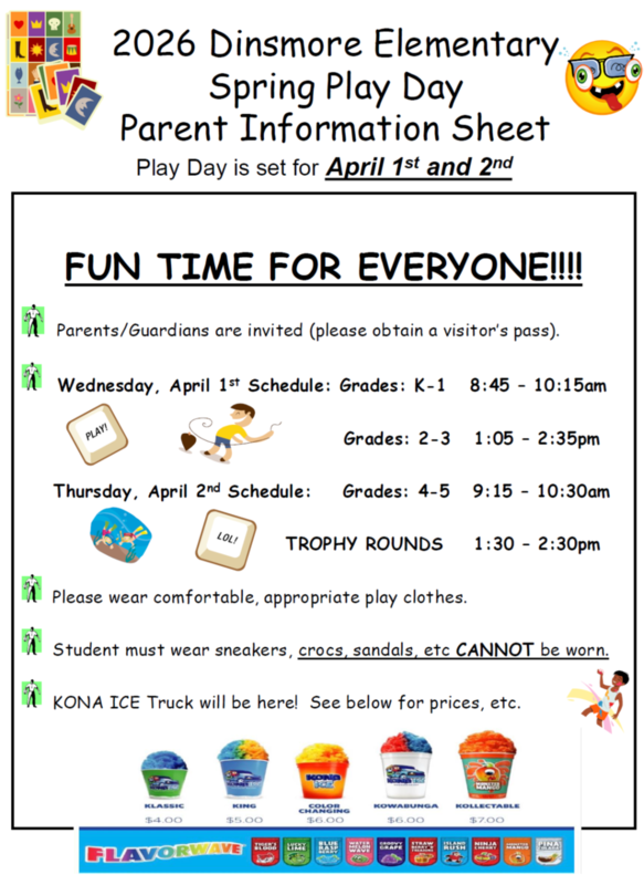 Parent Play Day Flyer