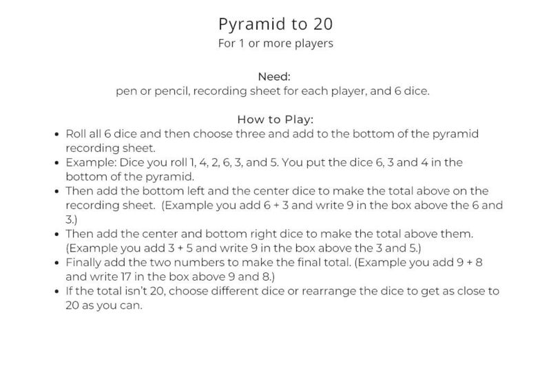 Pyramid to 20 Directions