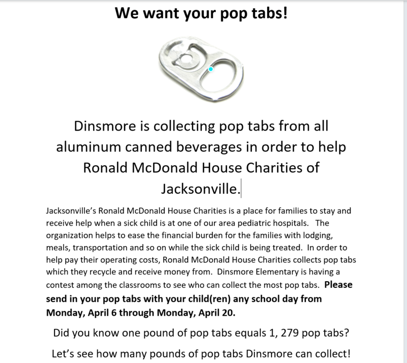 Pop Tabs Fundraiser Info
