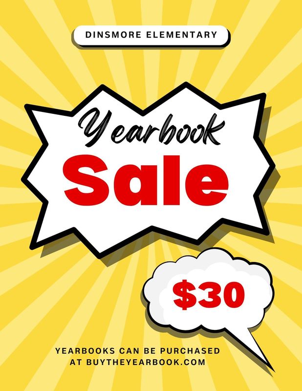 Yearbook Sale Flyer