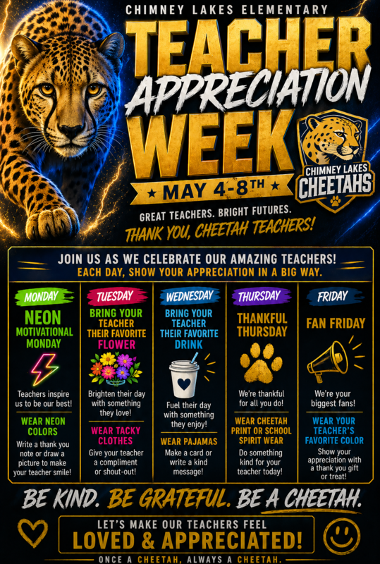 Teacher Appreciation Week  Starts Monday! 