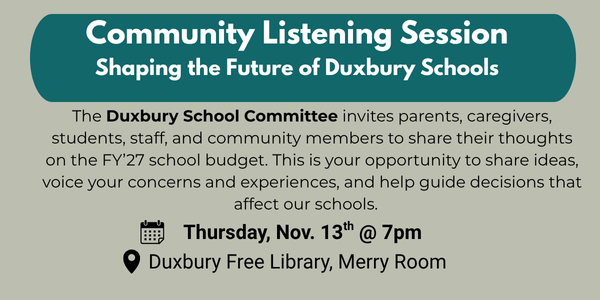 Community Listening Session