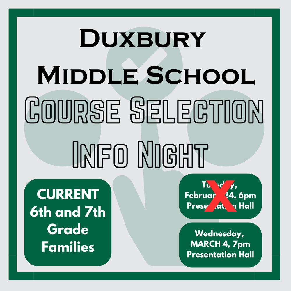 Course Selection Info Night
