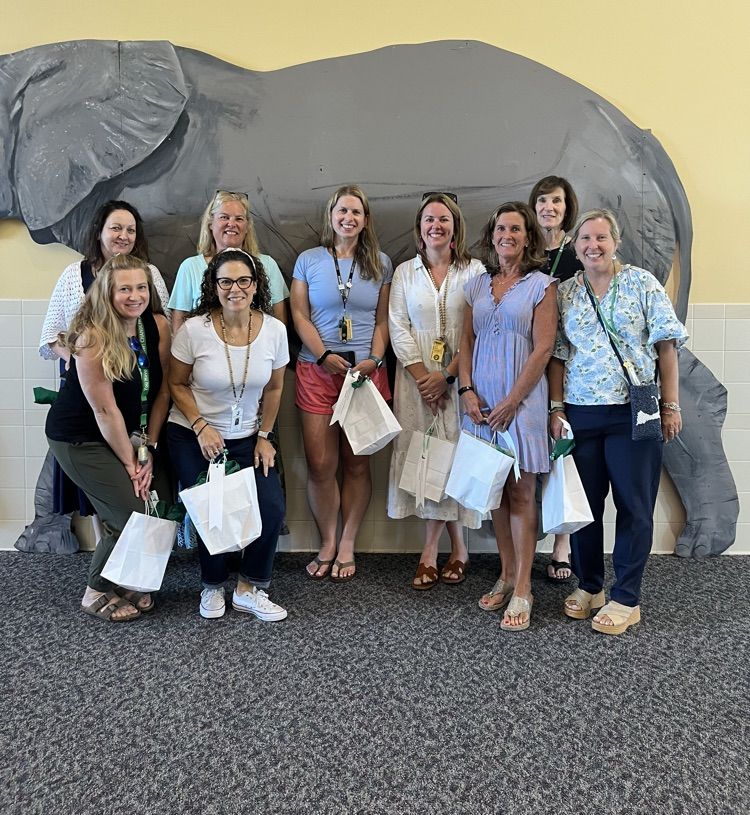 Teachers/staff celebrating 15 years in district