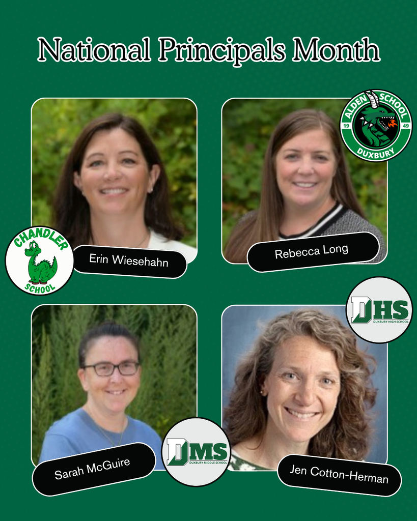 National Principals Month with photos of DPS four principals