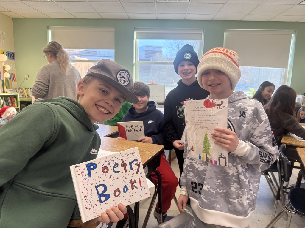 Alden students sharing their poetry