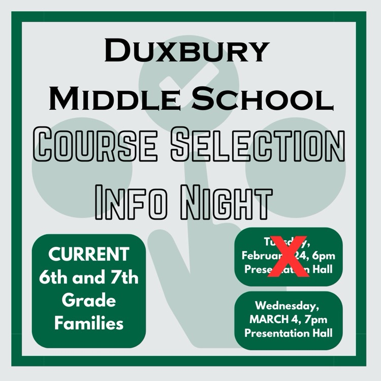 Course Selection Info Night 