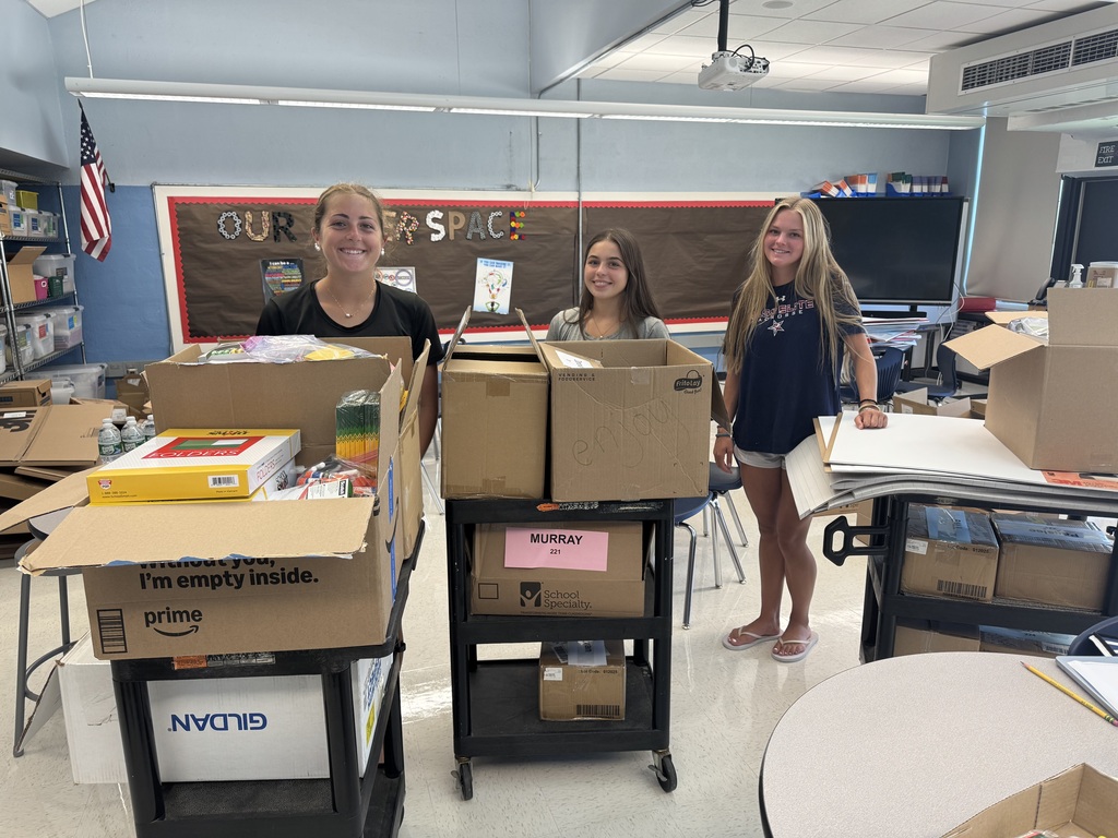 NHS Volunteers delivering supplies at Alden School
