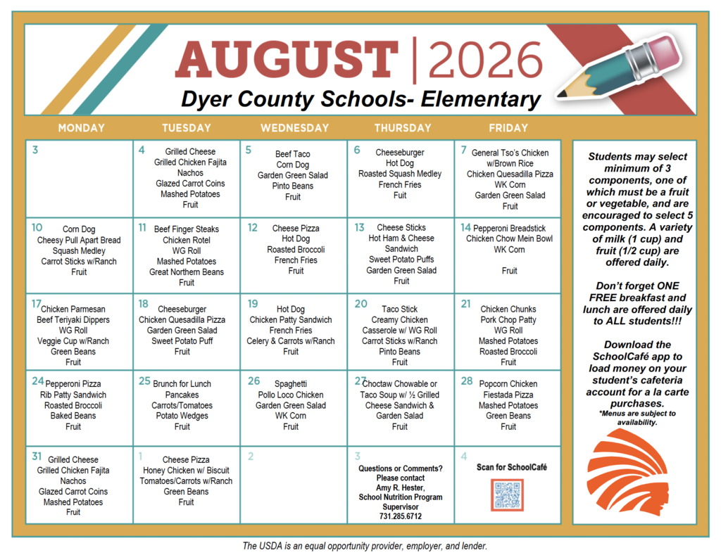august menu 