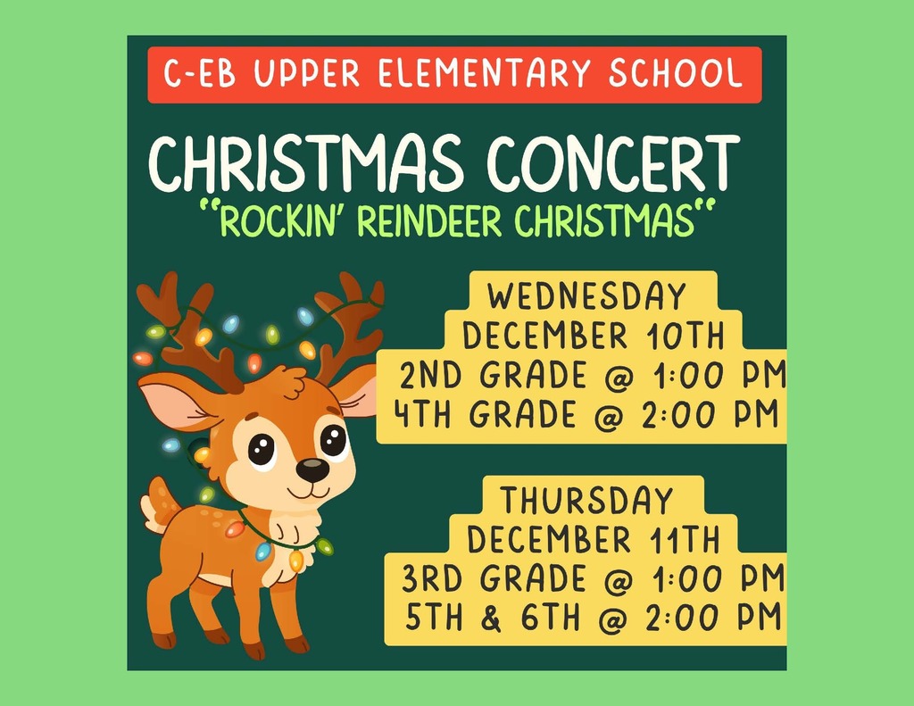 C-EB Upper Elementary School Christmas Concert.