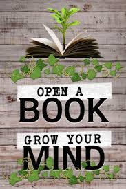 Open a book, grow your mind.