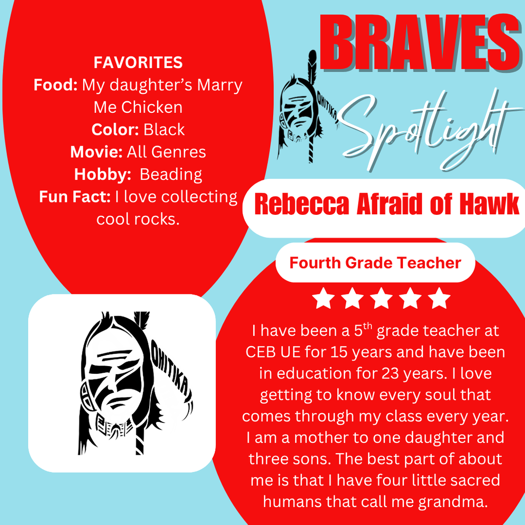 Rebecca Afraid of Hawk