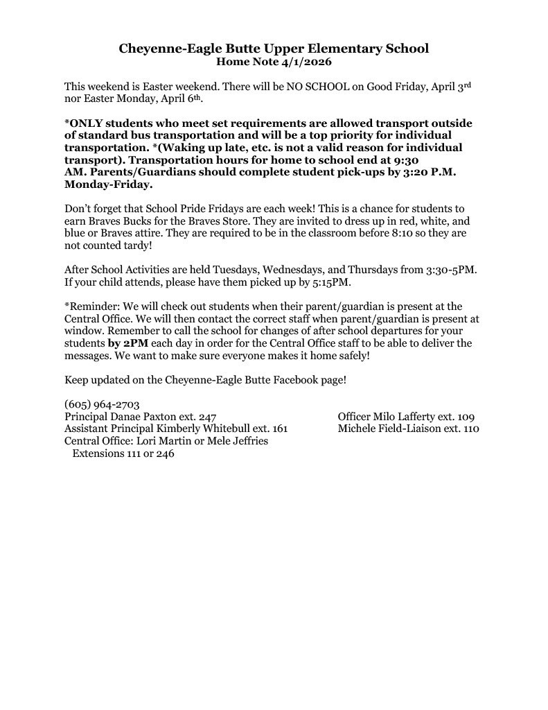 UE Home Note 4/01/26
