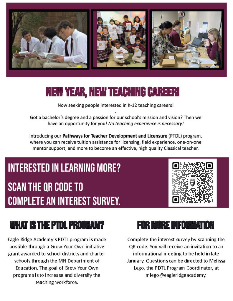 flyer for a teacher program