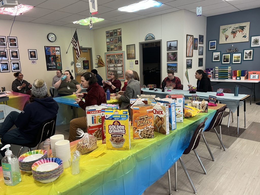 adults eating cereal