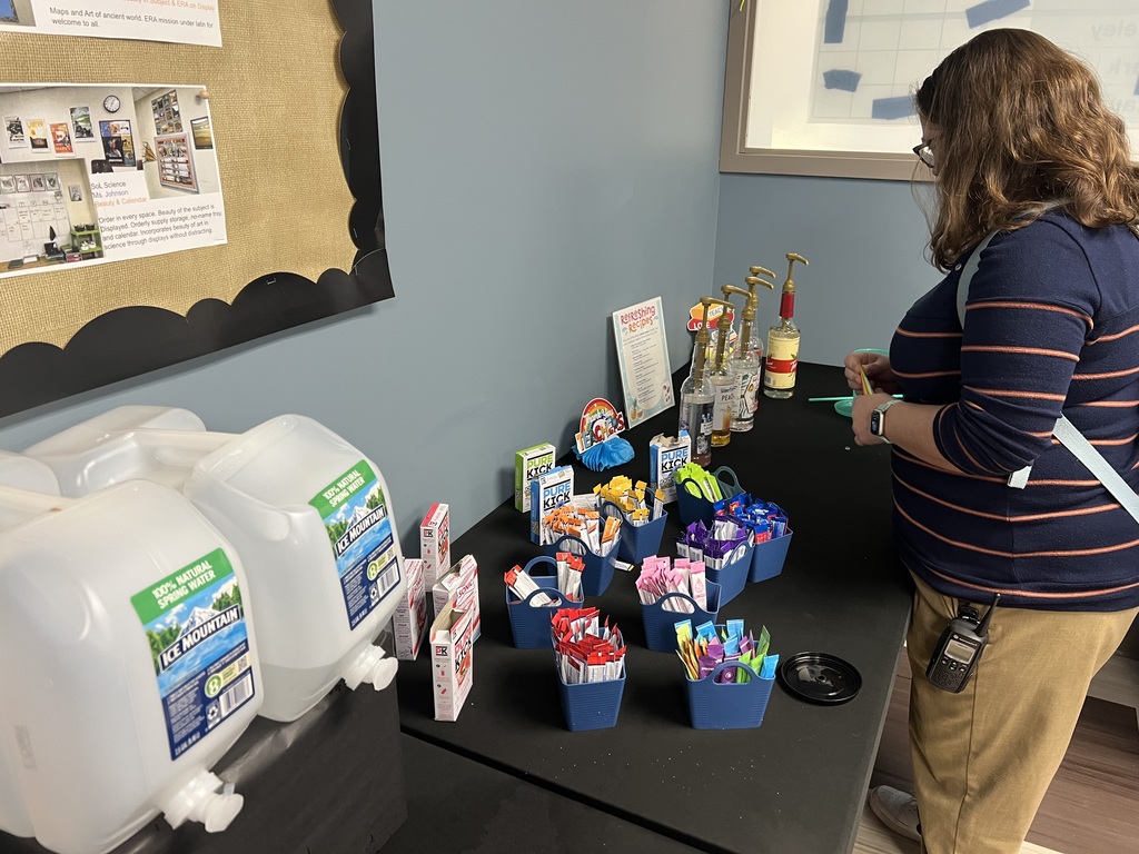 mixing flavored water