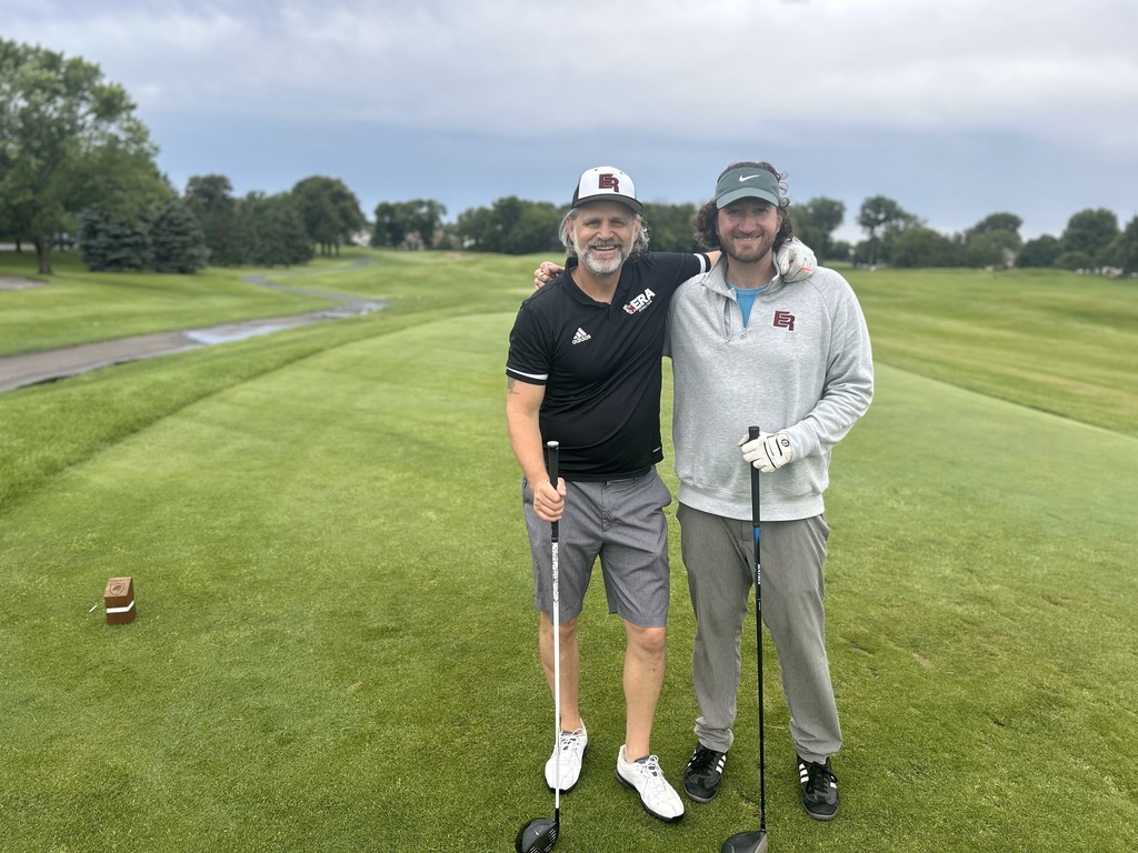 jason ulbrich and kris babler on golf course