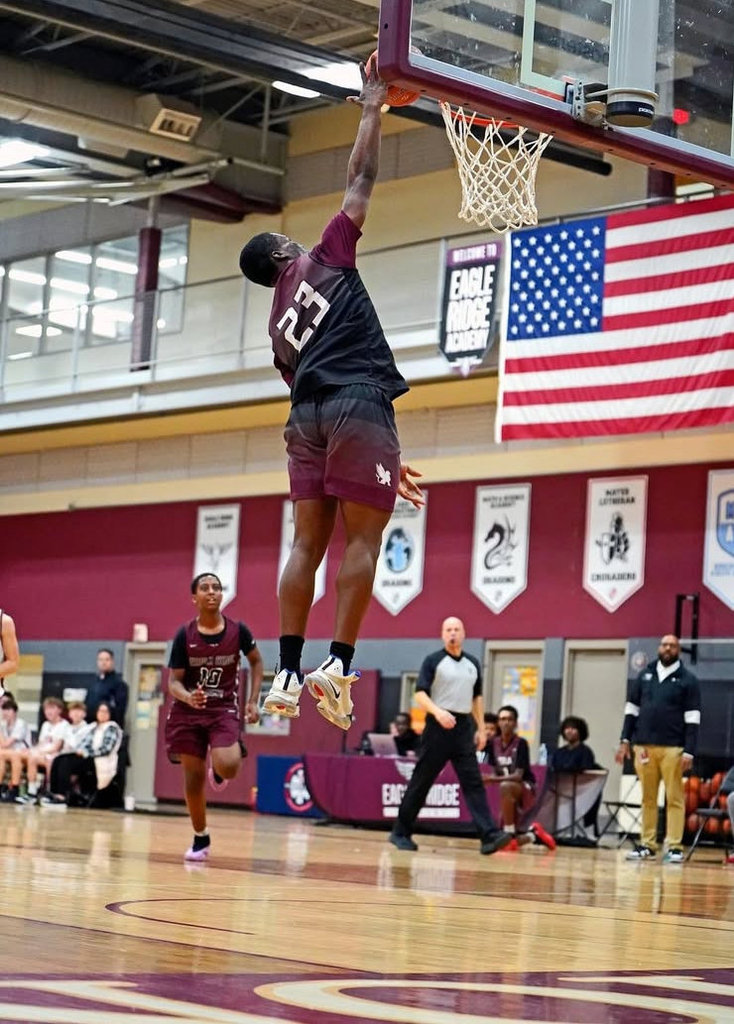 ERA Student playing basketball last season