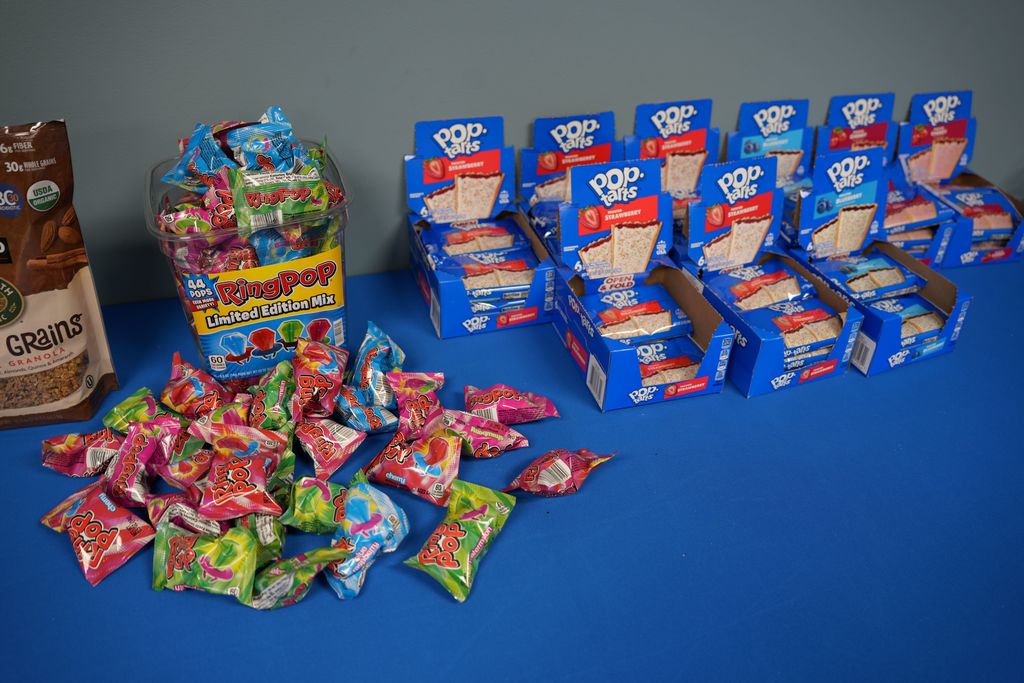 ring pops and pop tarts