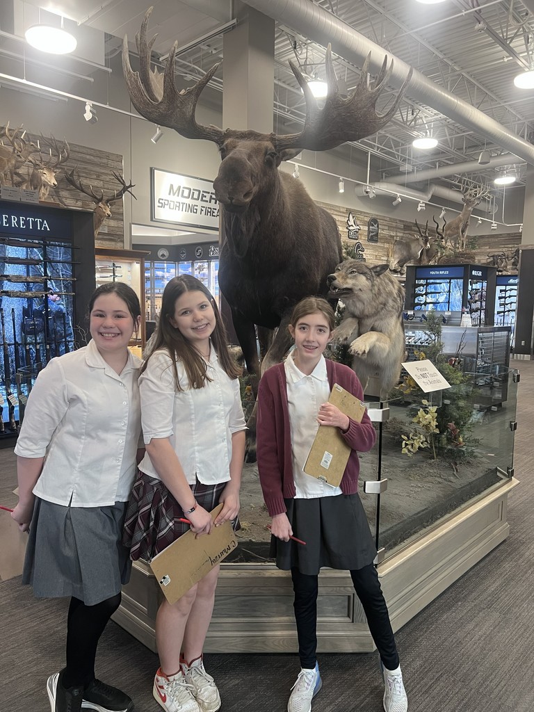 students by a moose