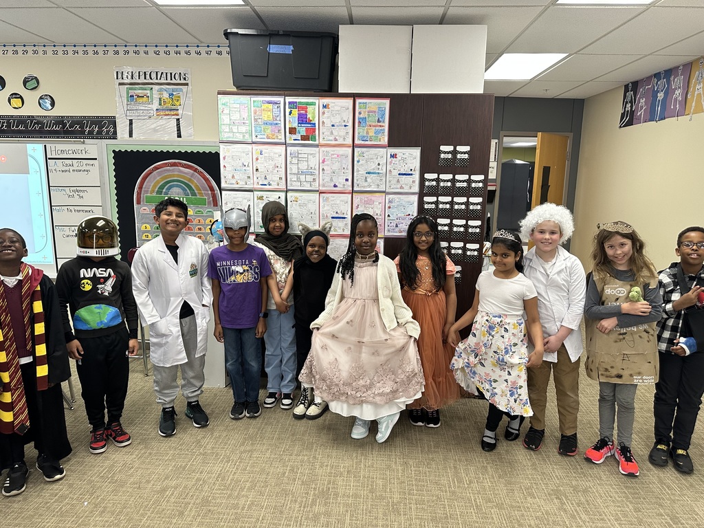 students in historical character costumes