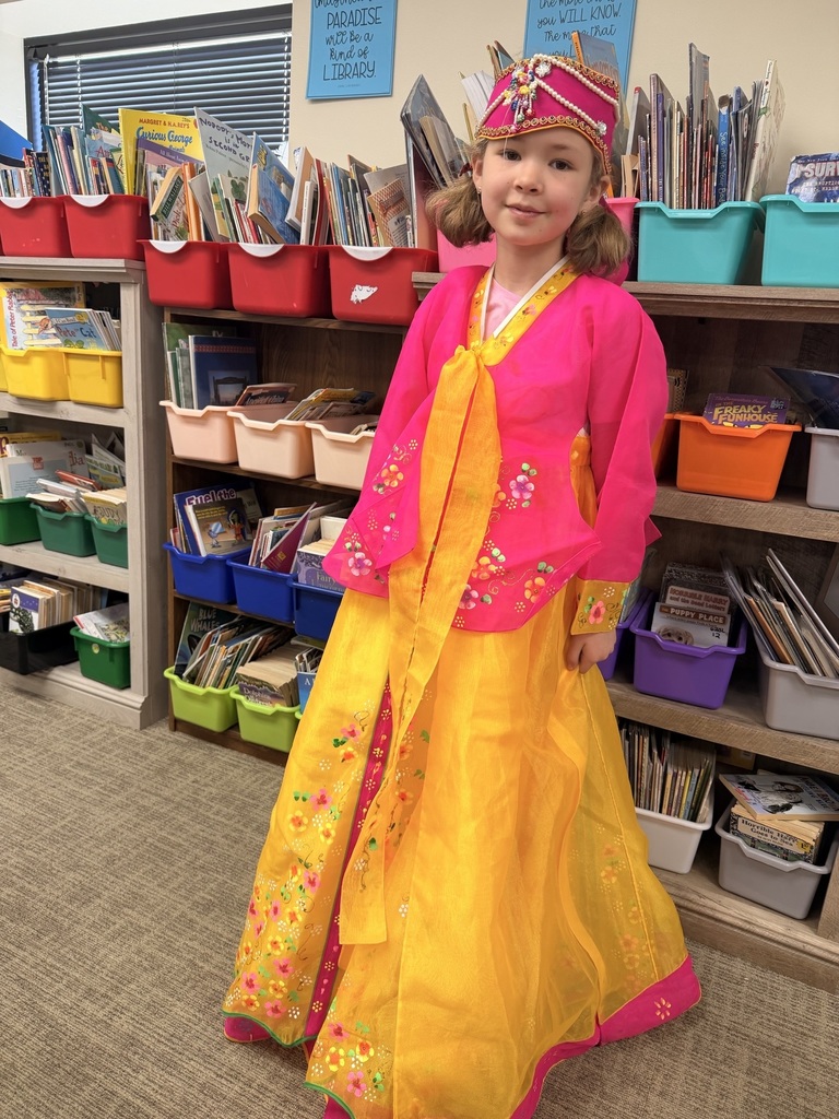 students in cultural wear