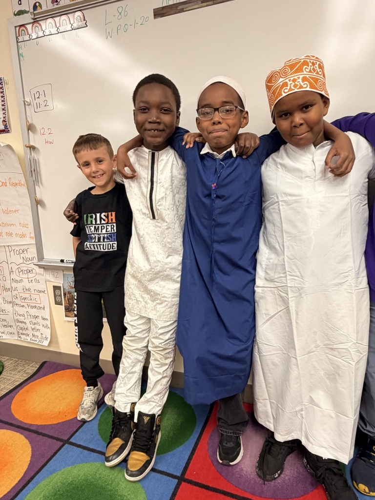 students in cultural wear