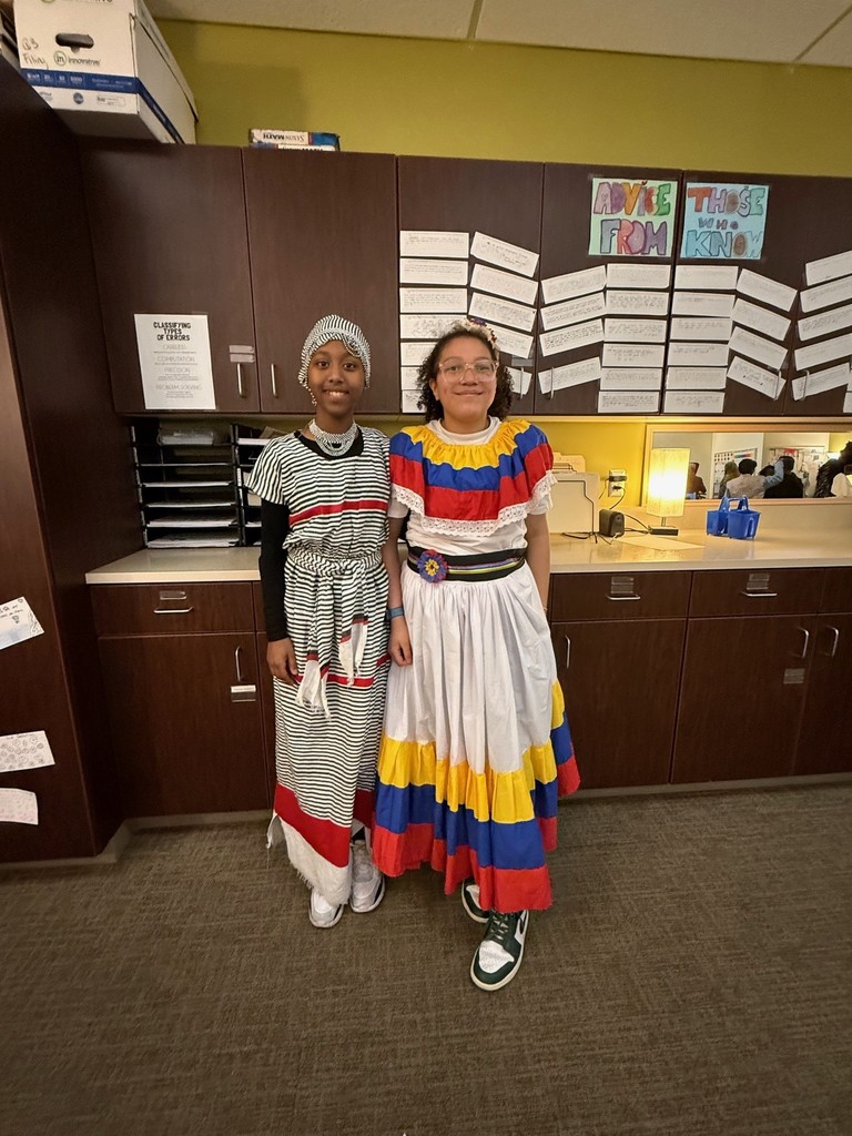 students in cultural wear