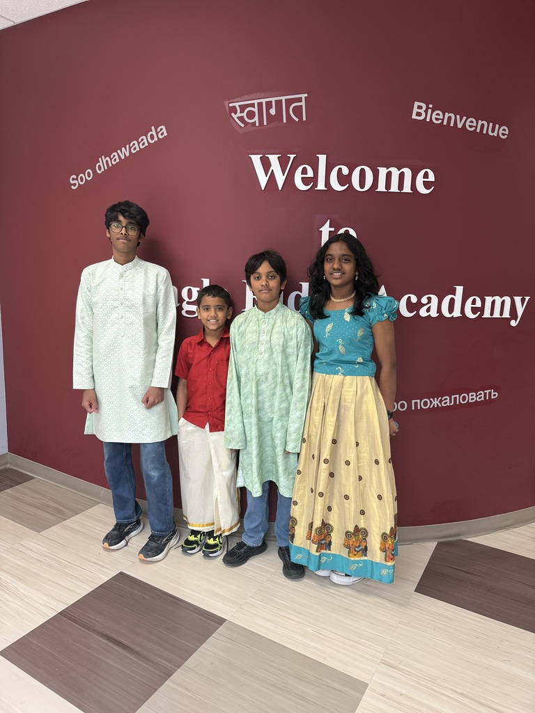 students in cultural wear