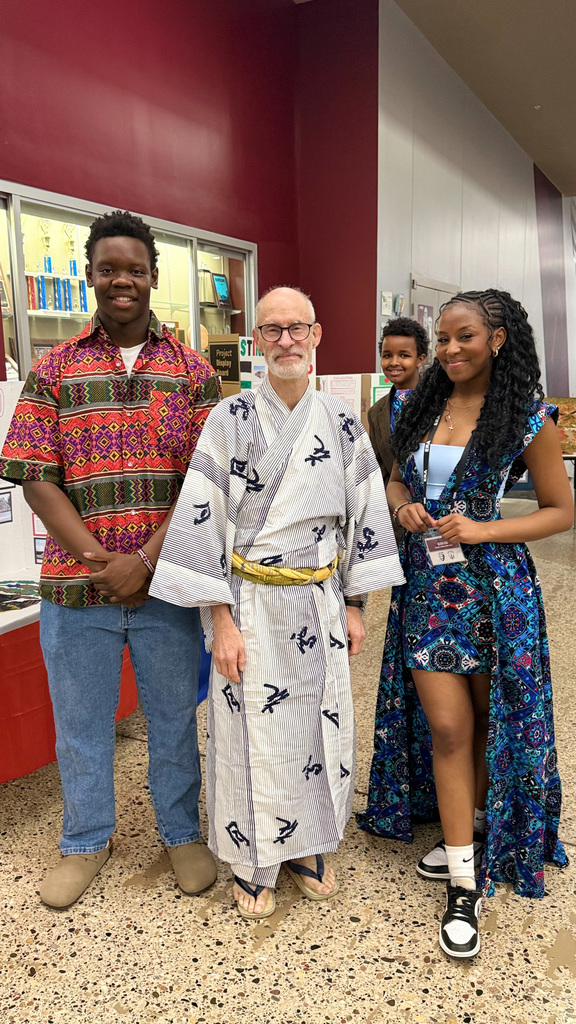 teacher with students