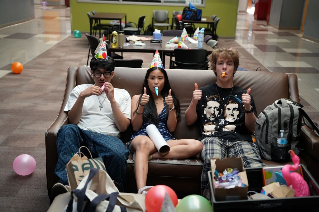 seniors with kazoos
