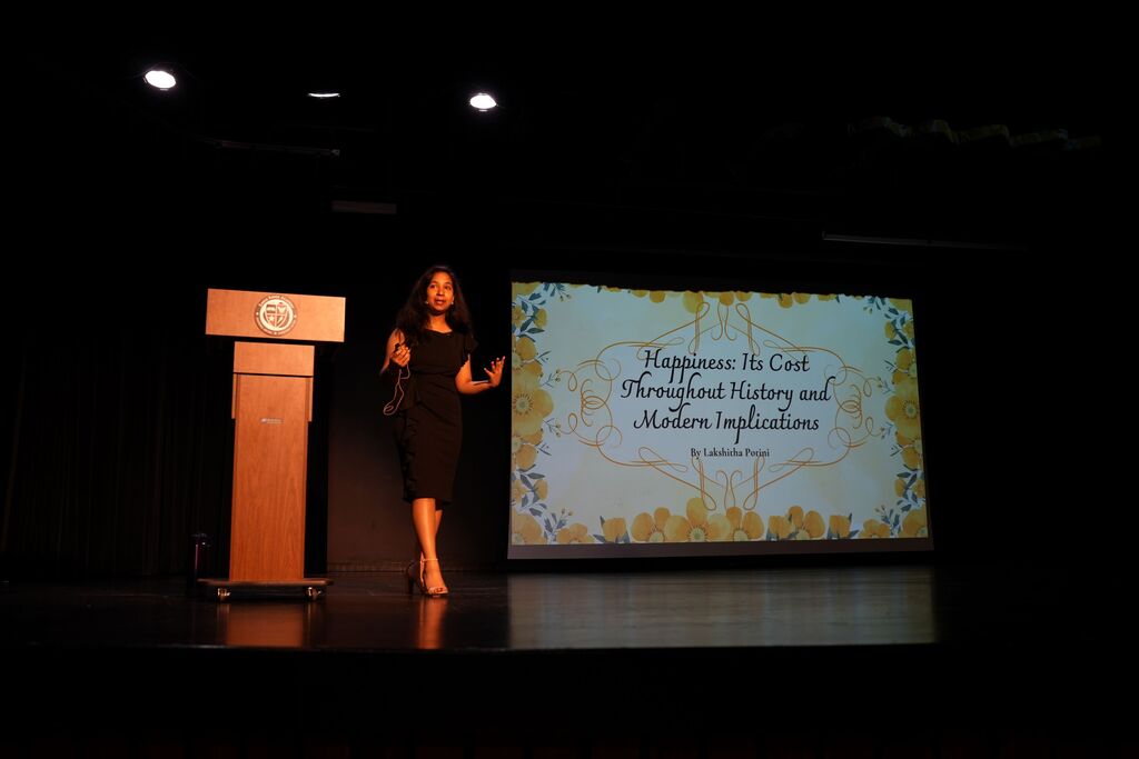 Laki presenting Senior Capstone