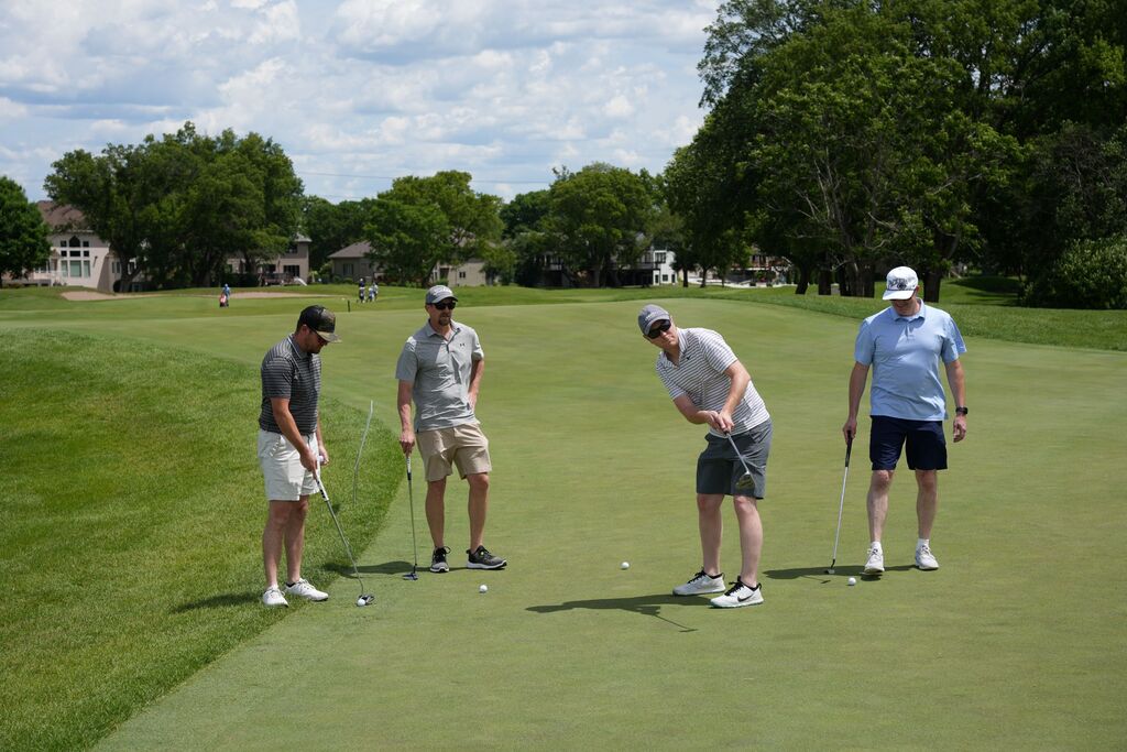 golfing