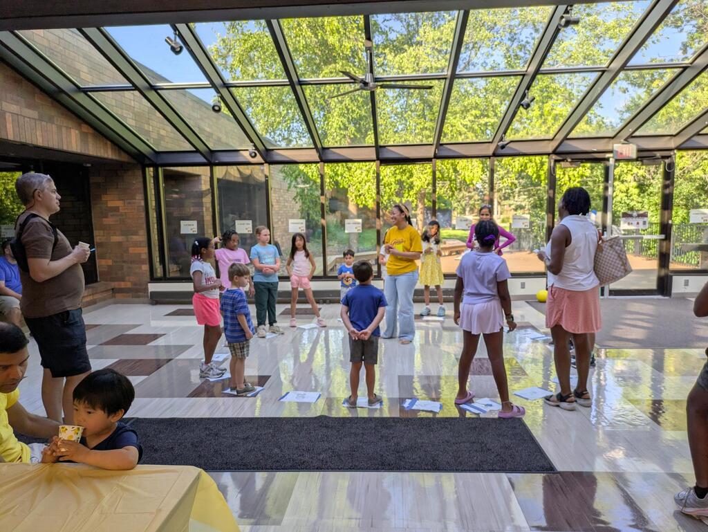 students in a circle