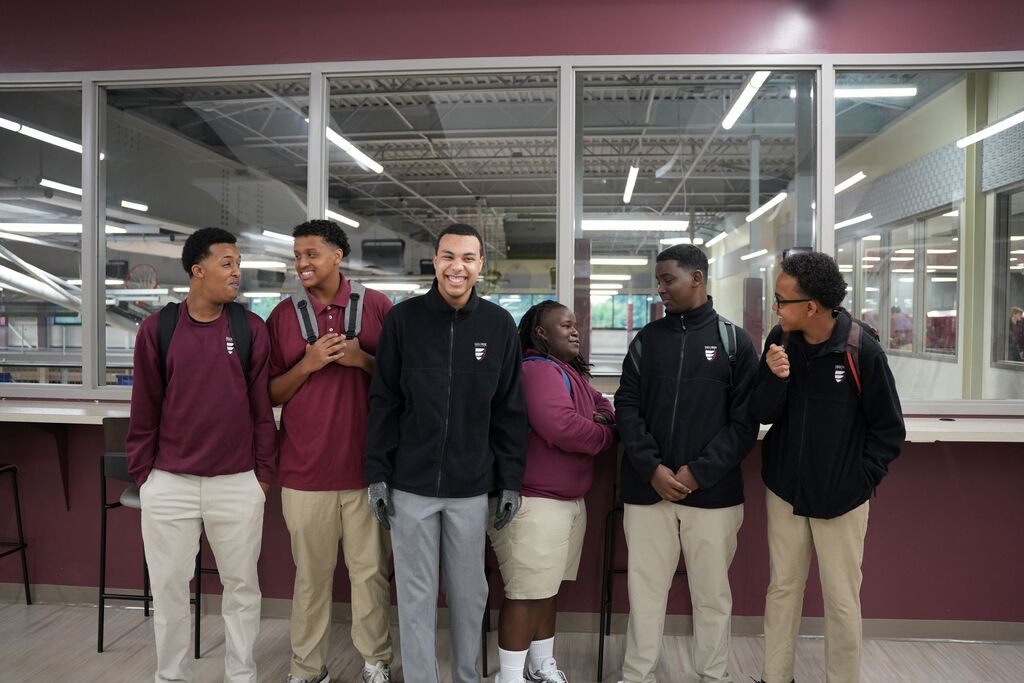 boys laughing