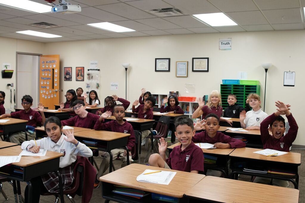 waving in class