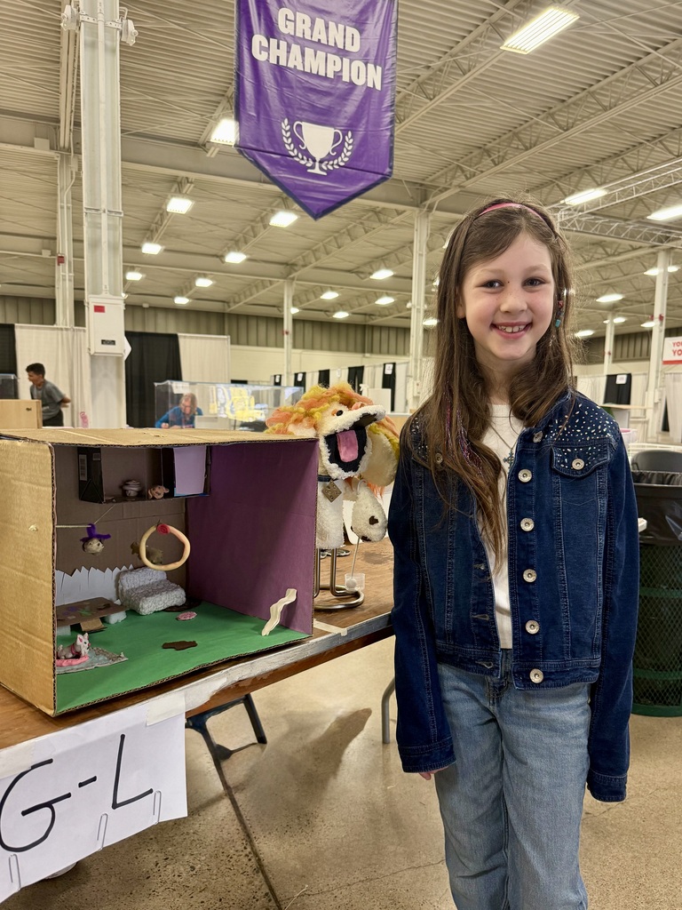 student with artwork