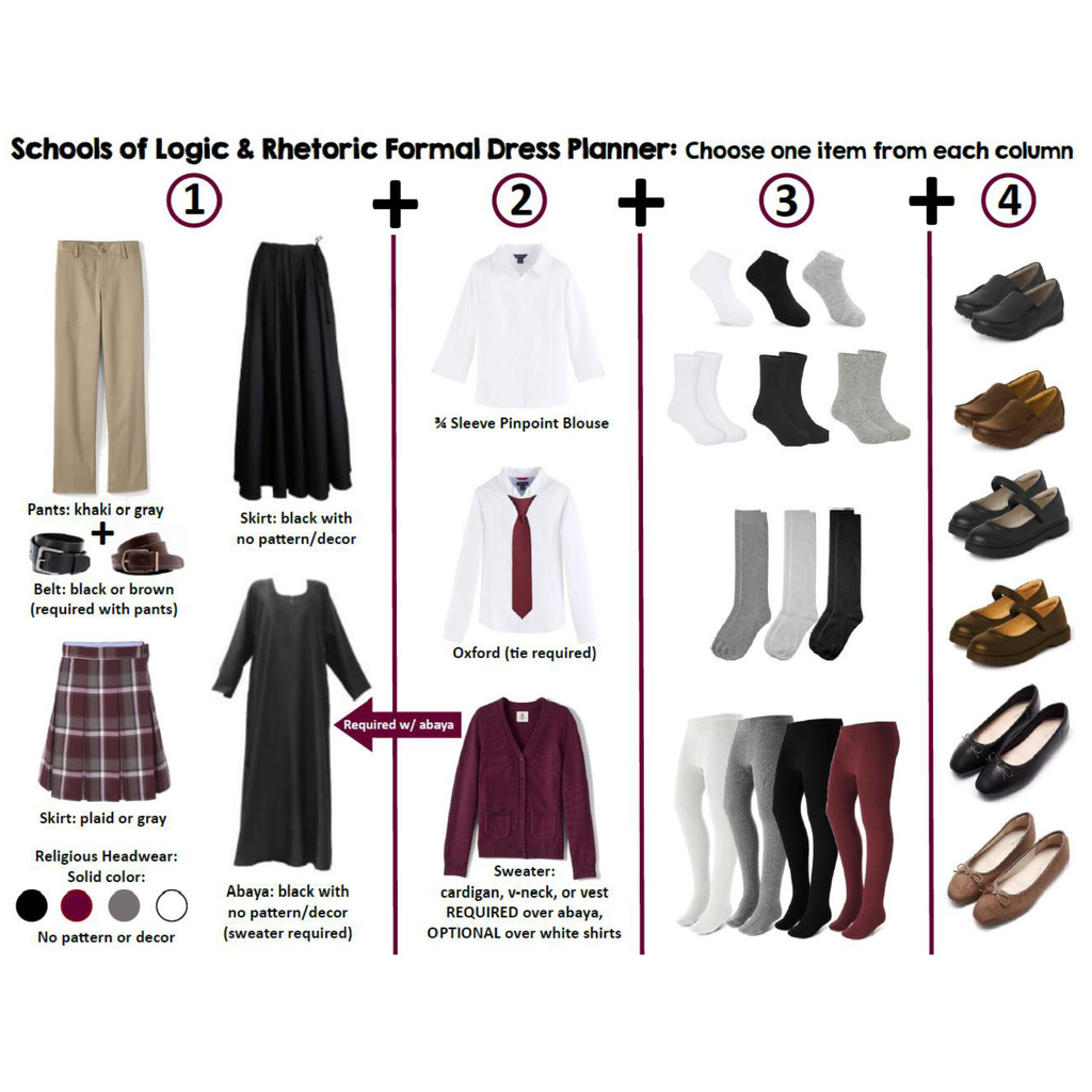 logic and rhetoric formal dress planner