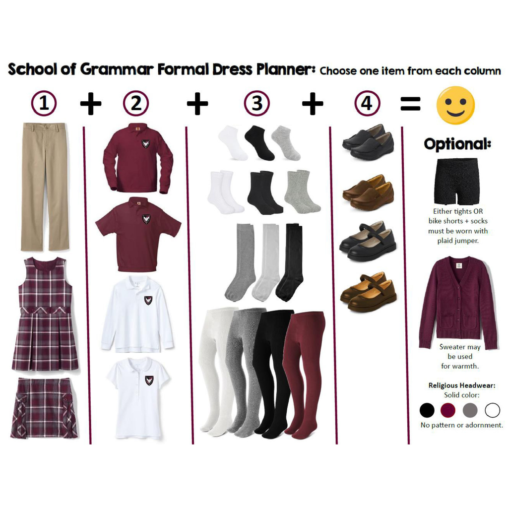 grammar formal dress planner