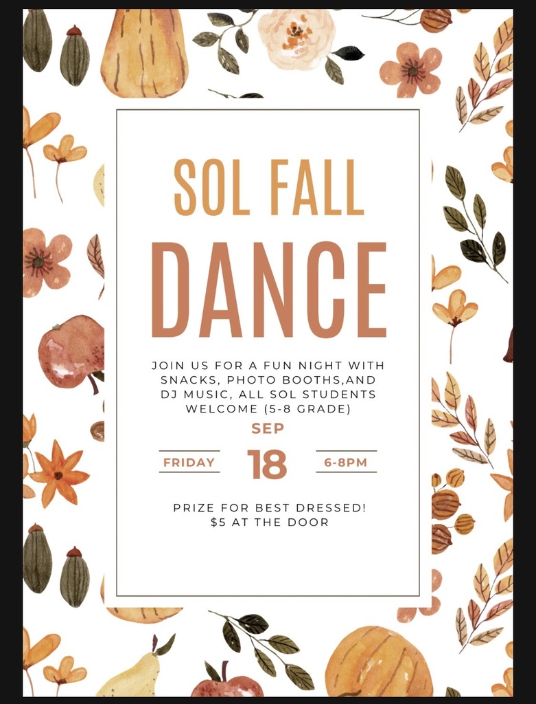 fall dance poster
