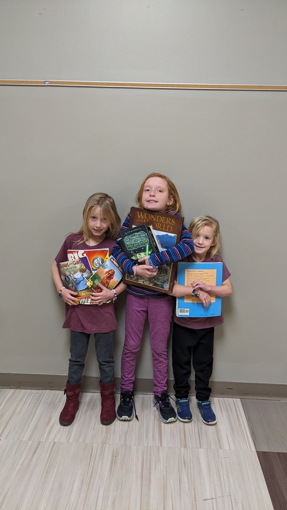 students with books