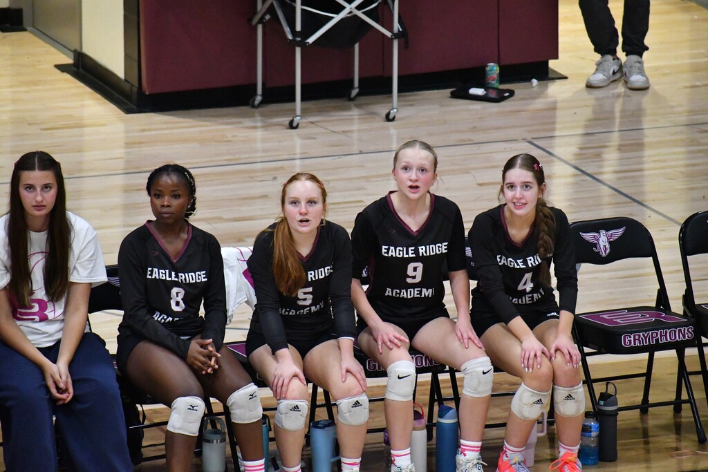 girls on bench