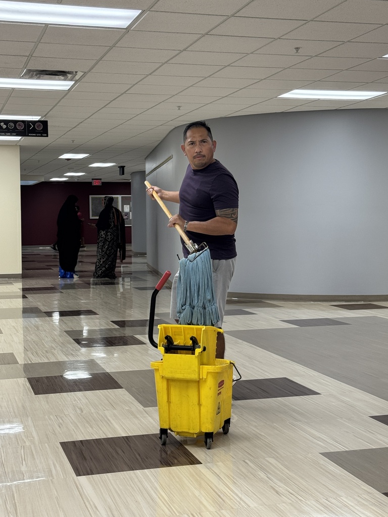 juan with mop
