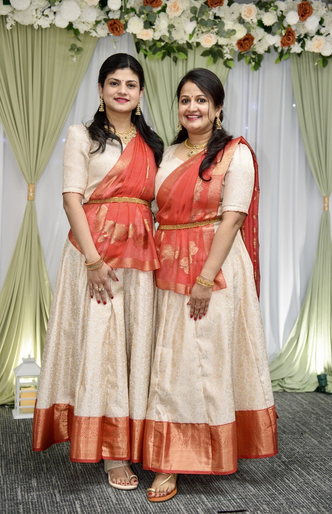 two indian dancers posing