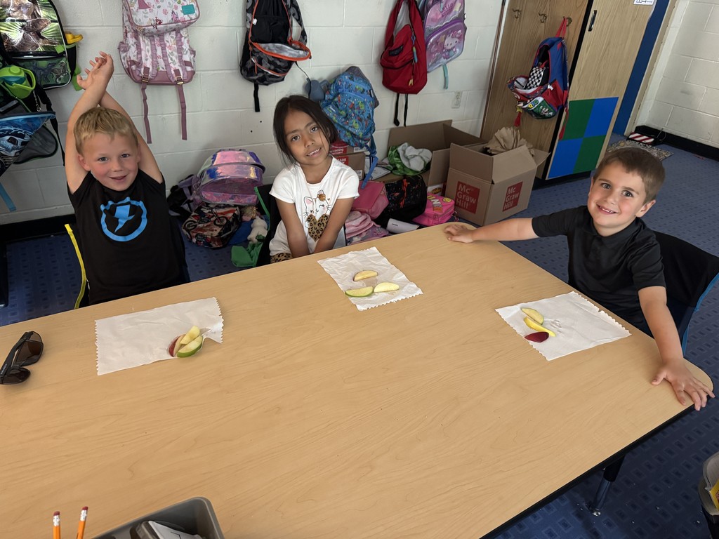 Kindergarten apple tests